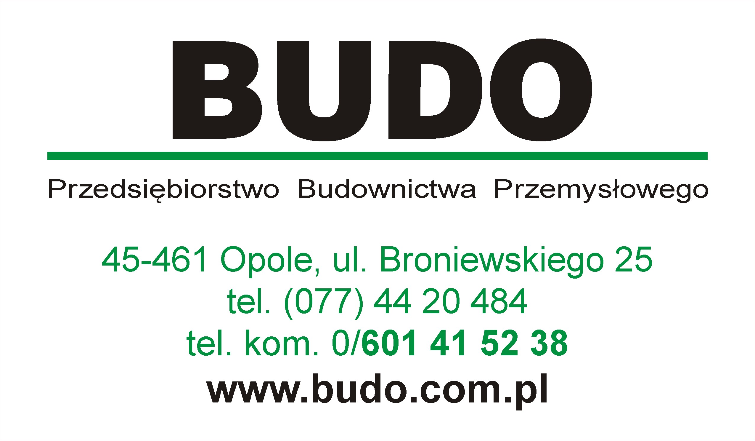 Logo firmy PBP BUDO Marek Żywica